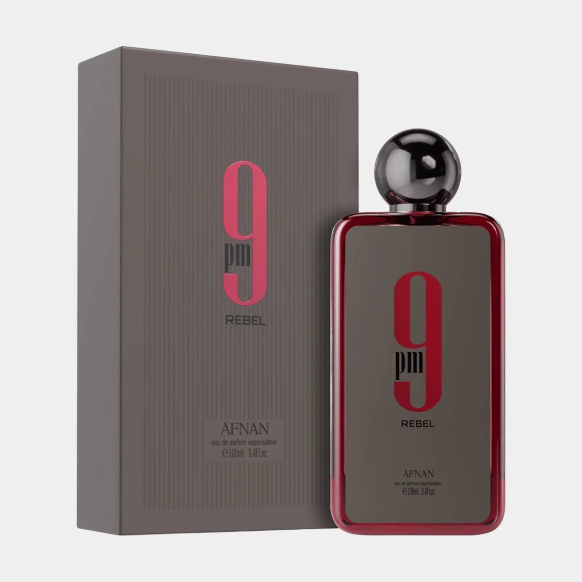 Afnan 9 PM Rebel Eau de Parfum 100ml bottle