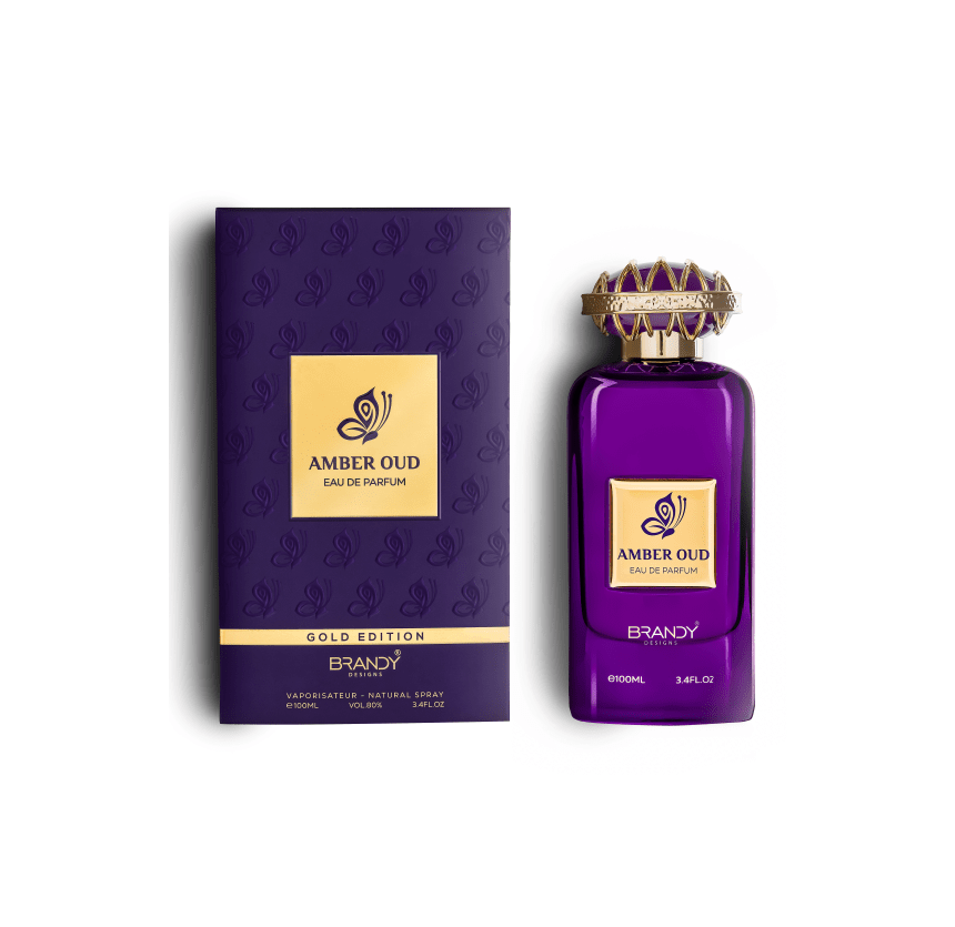 Amber Oud by Brandy Designs Eau de Parfum 100ml bottle