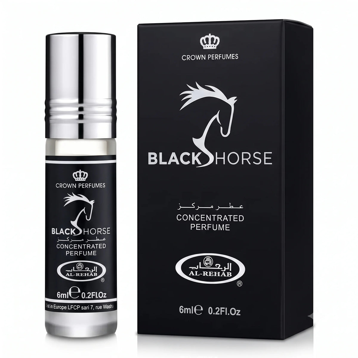 Black Horse Al Rehab Perfume Oil 6ml bottle